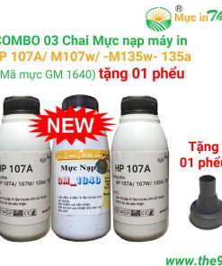 Mực W1107A máy in HP Laser 107A/ 107W/ MFP 135/ 137fnw HP 107A/ nhập khẩu mới 100% in đẹp rõ nét