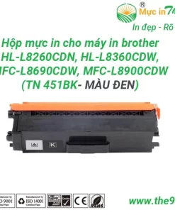 Hộp mực máy in Brother HL-L8260CDN, HL-L8360CDW, MFC-L8690CDW, MFC-L8900CDW MÀU ĐEN TN-415BK